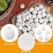 Mini Pumpkins Fall Decorations- 80 Pack Small Fake Pumpkins for Decorating, Thanksgiving Table Centerpieces, Autumn Harvest Home Office Decor, DIY Crafts, Vase Bowls Basket & Fillers (White)
